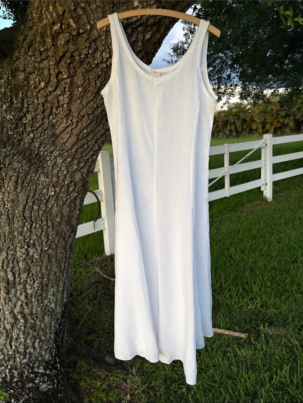 Eileen Fisher linen dress